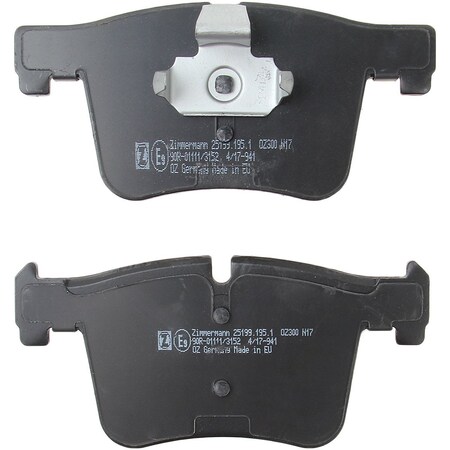 Zimmermann Brake Pad Set, 251991951 251991951